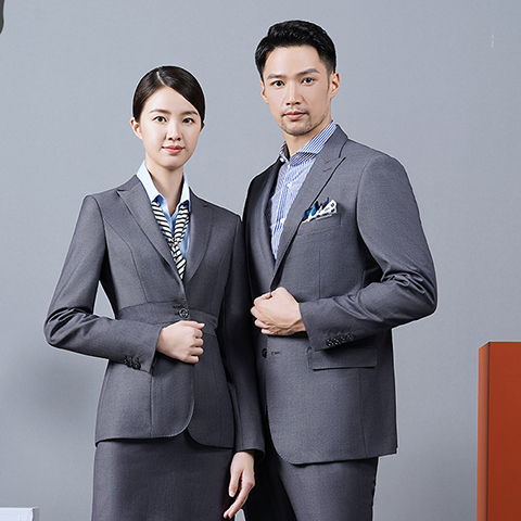 银行职员西装套装男女修身高端西服