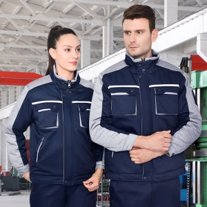 可拆卸棉内里企业工衣棉服