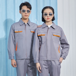 经典浅灰热卖款工作服套装 
