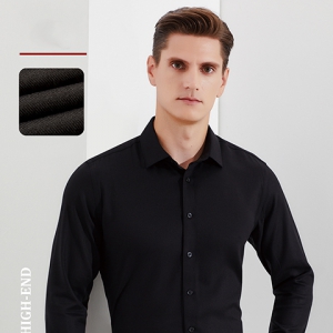 高档男士免熨长袖商务衬衫 