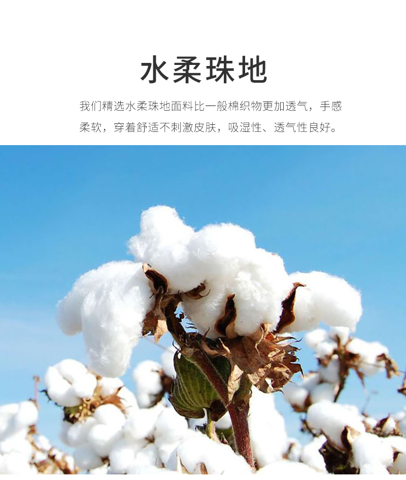 经典水柔珠地棉POLO衫(图2)