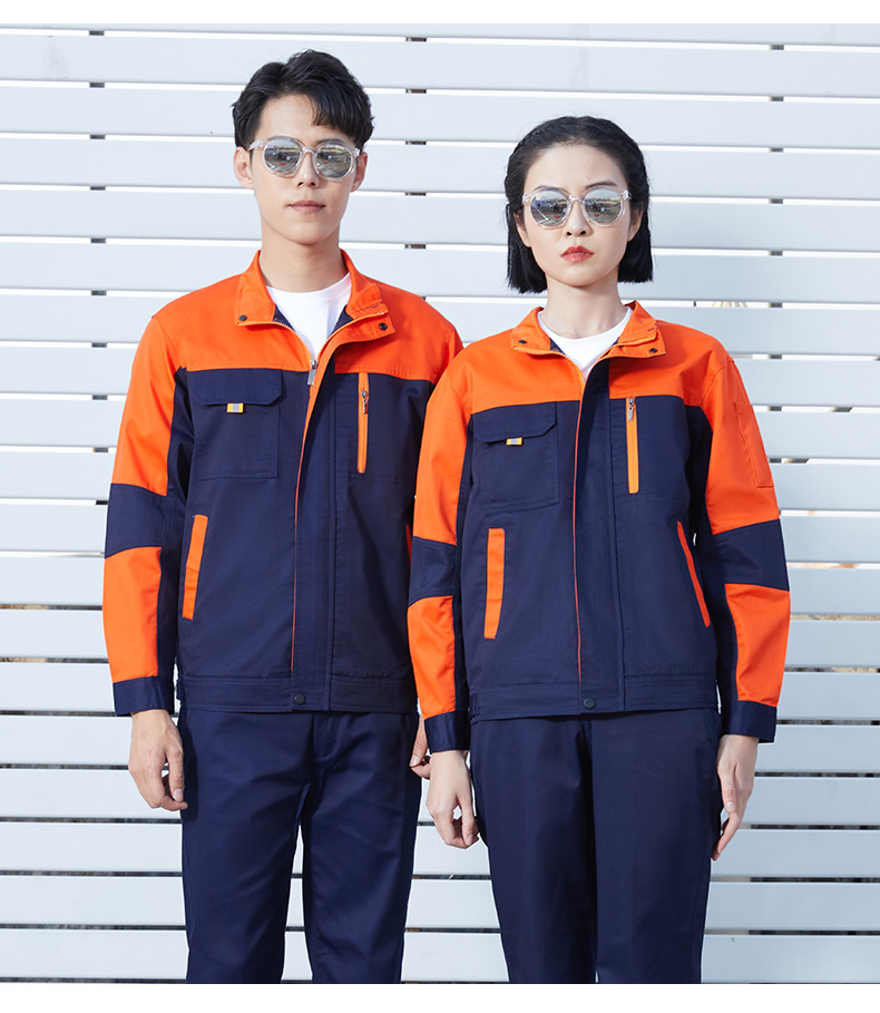 经典拼色款工作服套装(图18)