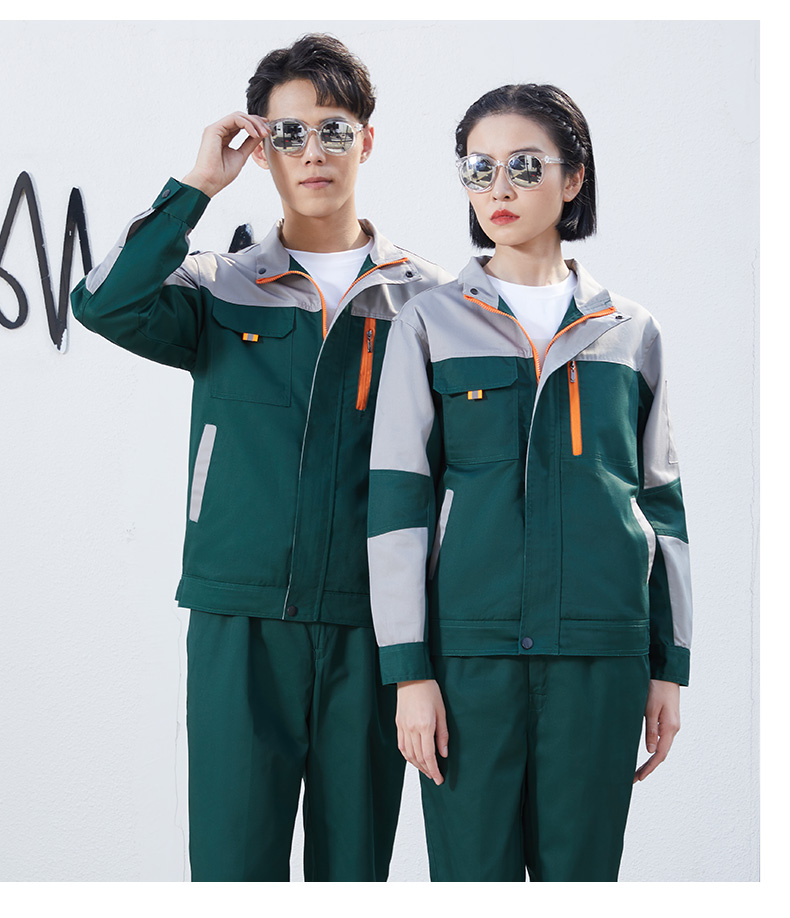 经典拼色款工作服套装(图20)