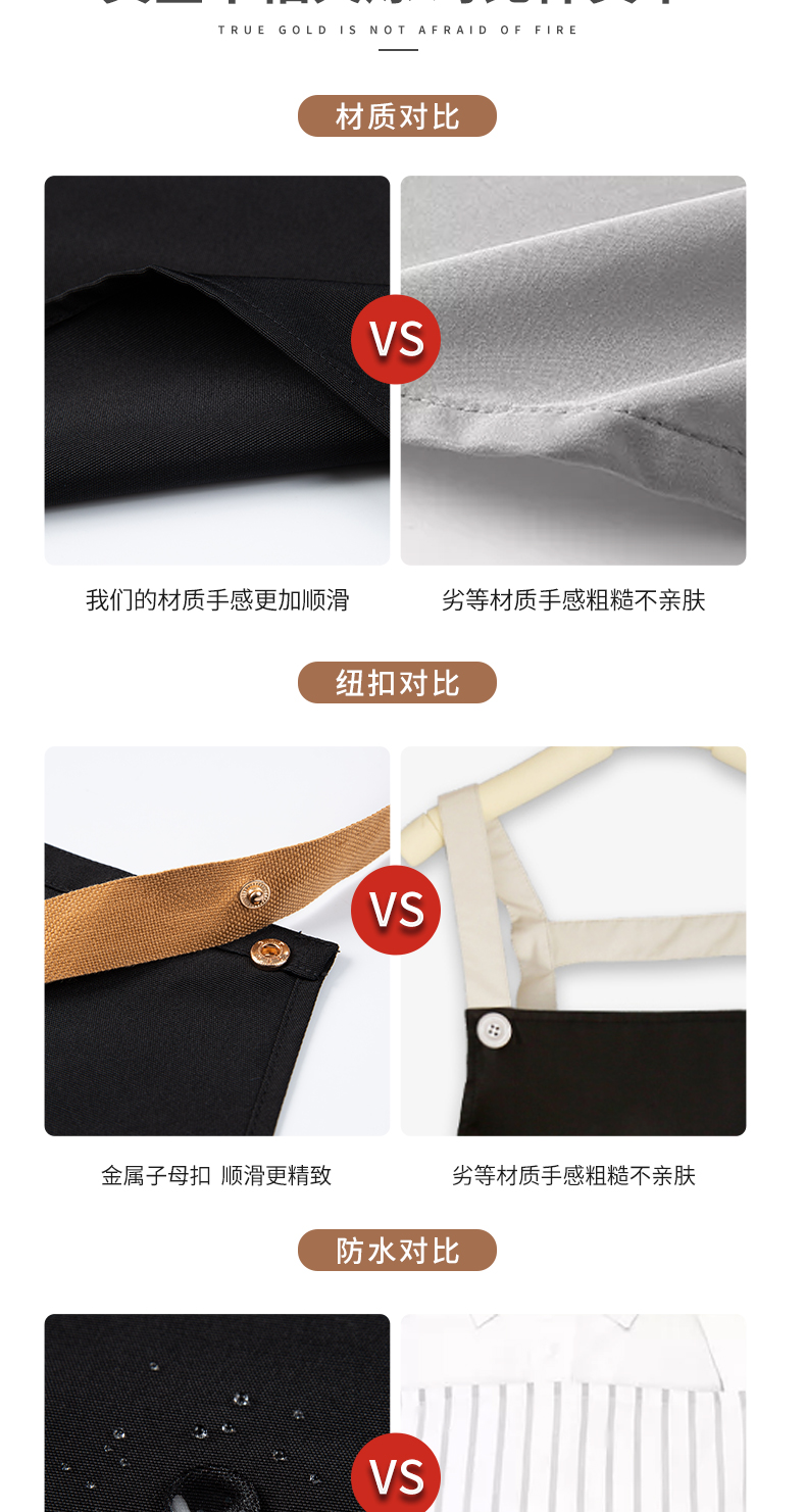 可调节挂脖式围裙定制(图9)