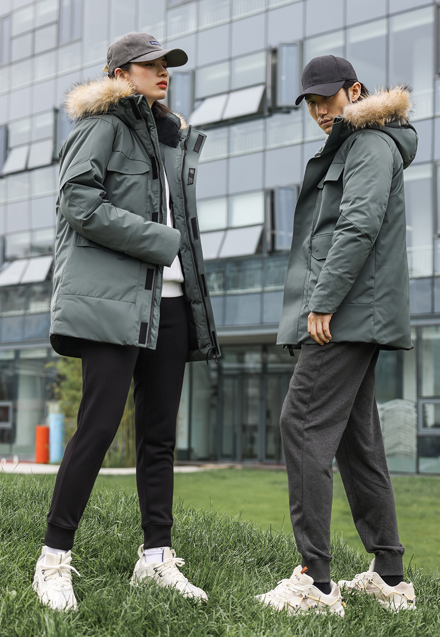 三合一连帽款户外羽绒服定制(图5)