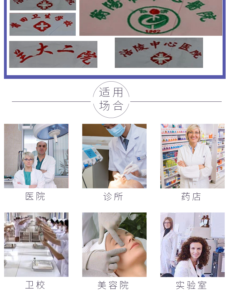 夏季短袖医生白大褂工作服(图11)