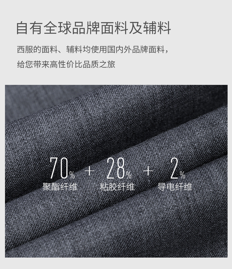 男女西服灰色企业白领高管政府银行工作服(图2)