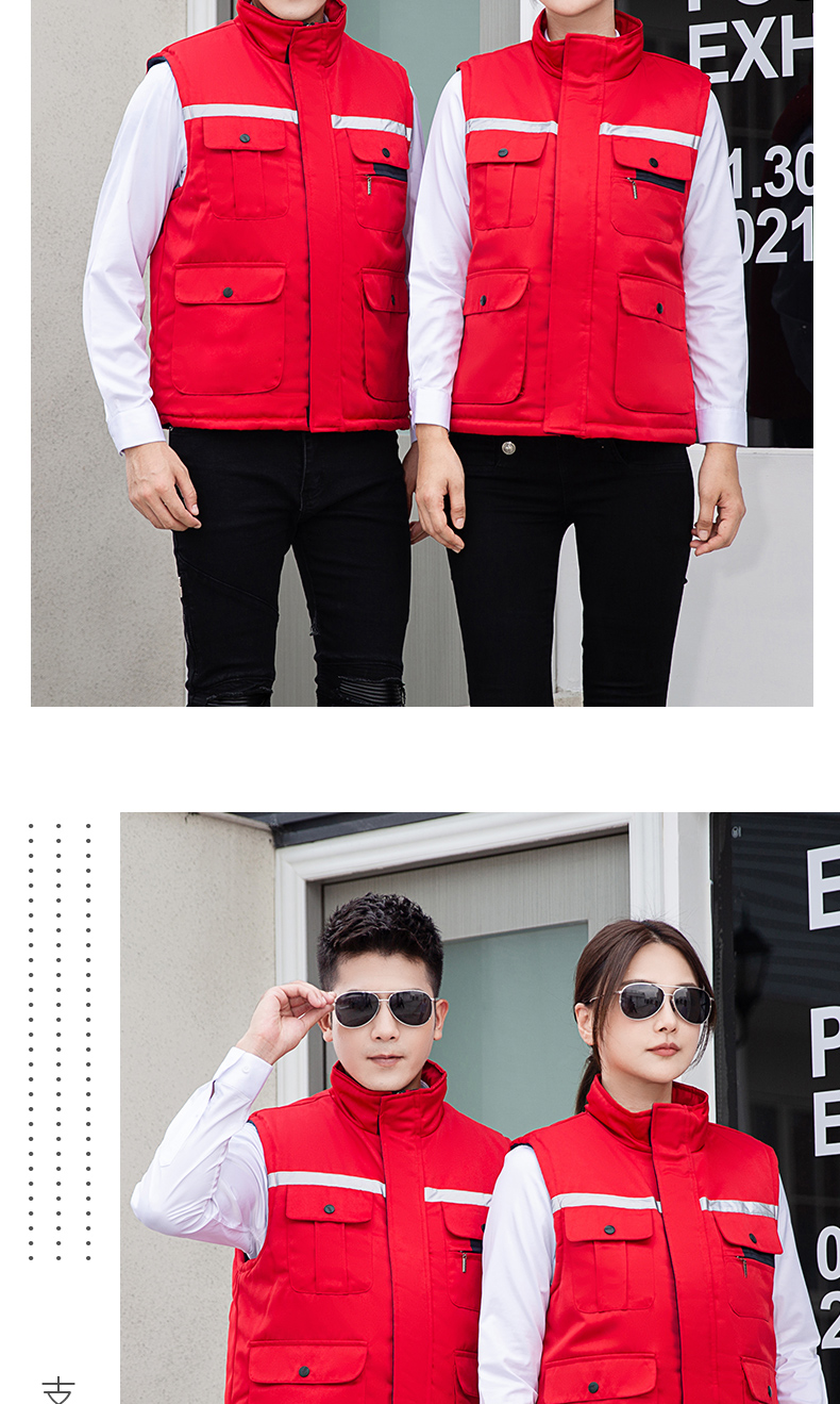 企业工装马甲秋冬工服马夹定制(图16)