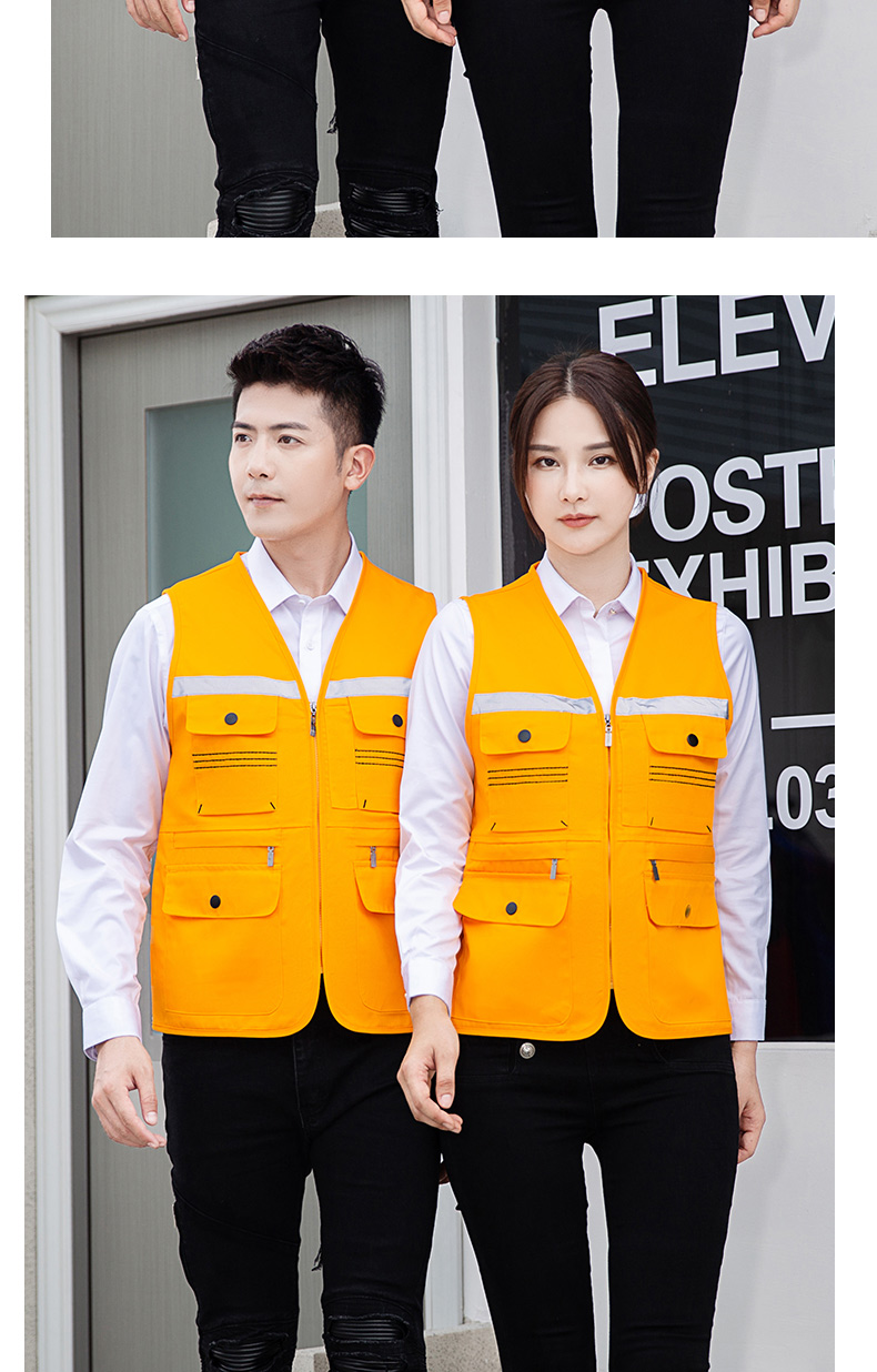 反光条设计多功能工服马甲(图20)