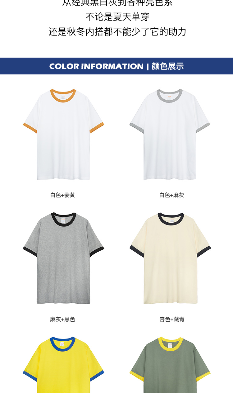 镶边款加厚潮T(图2)